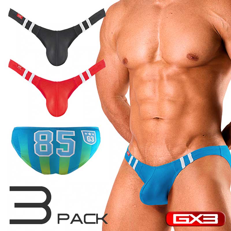 GX3 underwear - Numbering Ultra V Bikini 3 Pack 03