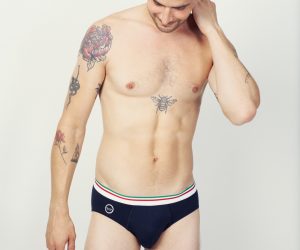 Ultimo Bacio - Italian underwear L al dente Briefs Navy