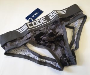 CODE 22 - Army Backless Briefs - Camo Grey