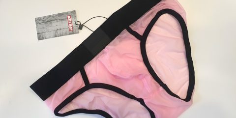 Barcode Berlin - Mesh Brief Torm - Pink-Black