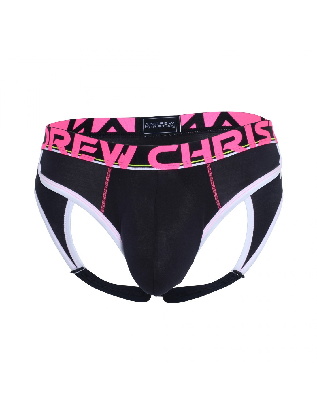 Andrew Christian - CoolFlex Modal Locker Room Jock w/ Show-It - Black