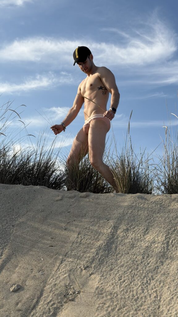 Model Stathis in Marcuse Swimwear