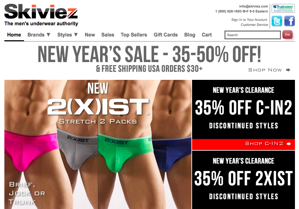 Underwear store review: Skiviez.com