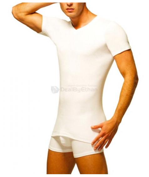 Underwear suggestion: Cotton V Neck Short Sleeved T Shirt by Classic  underwear