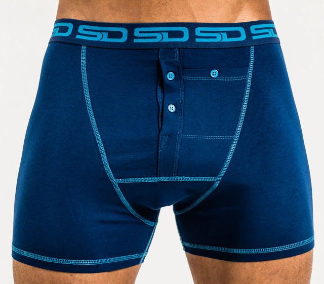 Underwear suggestion: Smuggling Duds – Navy Blue boxer shorts | Men and ...