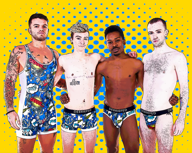 Debriefed underwear releases the Cartoon Collection | Men and underwear