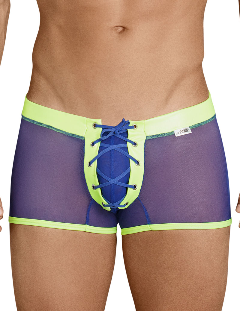 Candyman Lace Up Mesh Boxer Brief