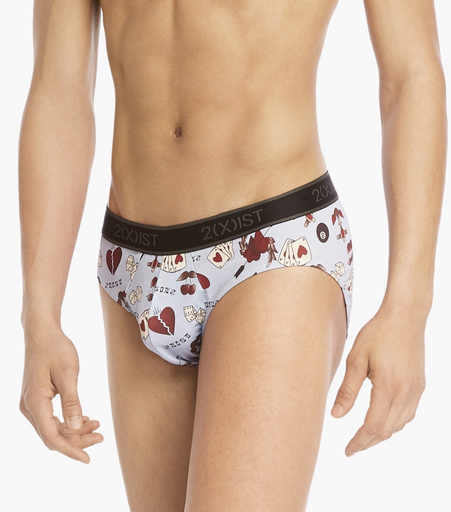 2XIST - Graphic Micro No Show Brief - Traditional Tattoo