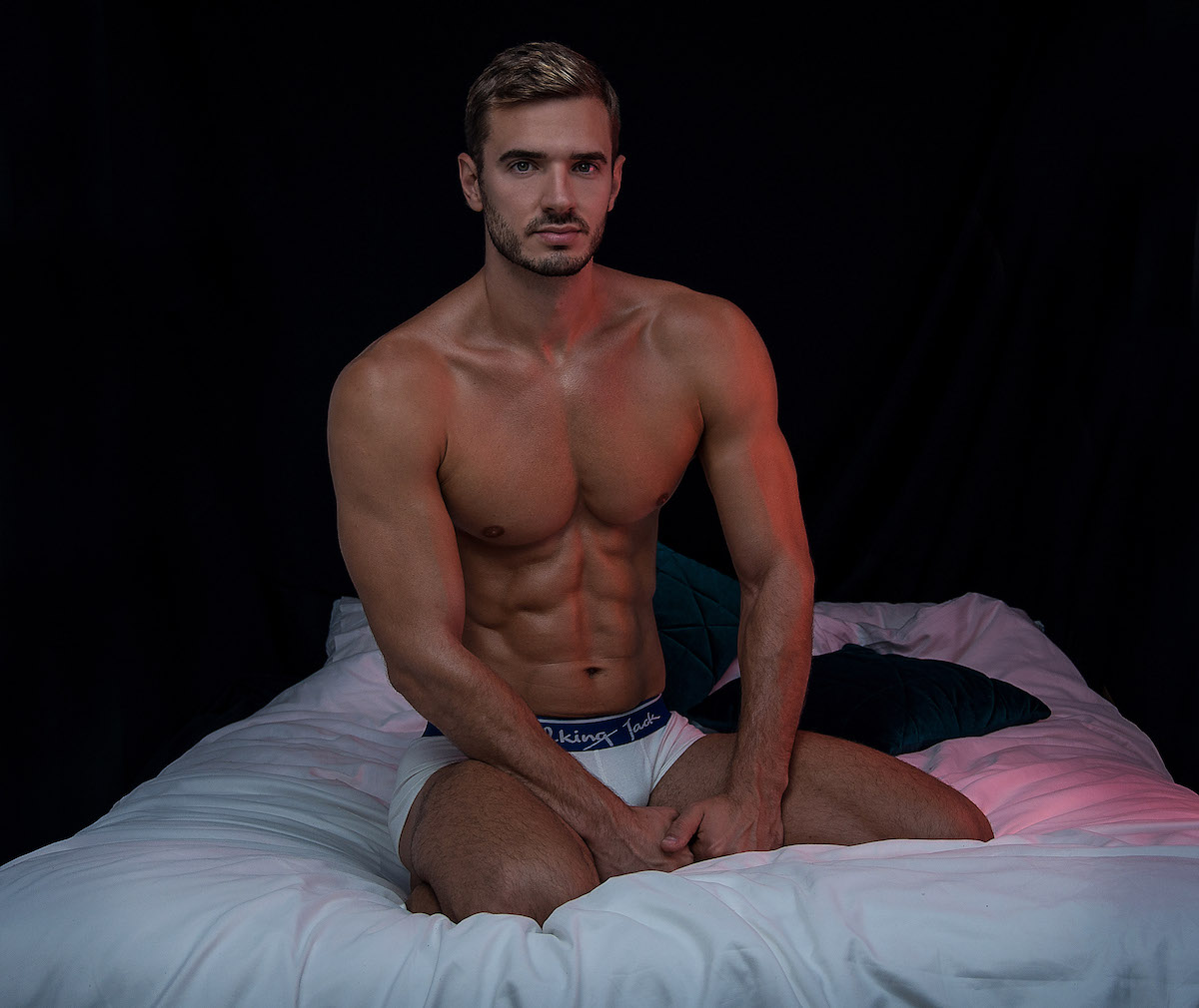 Milutin by Inch Photography - Walking Jack and Emporio Armani underwear