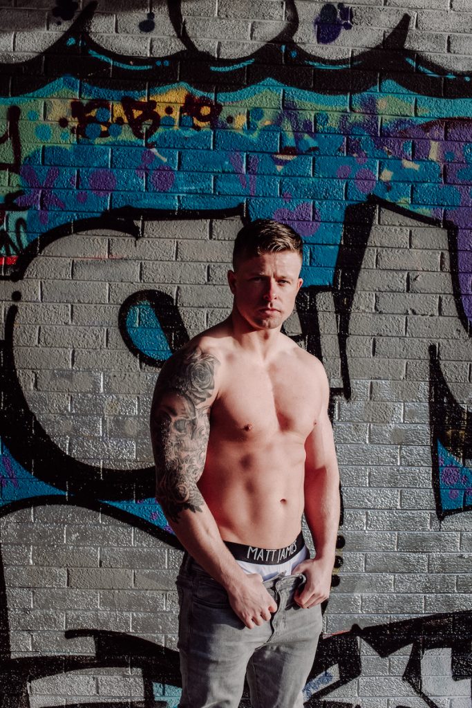 Matt James underwear - model Jonny by STUNN Photography