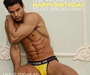 Men and Underwear - HAPPY BIRTHDAY coupon