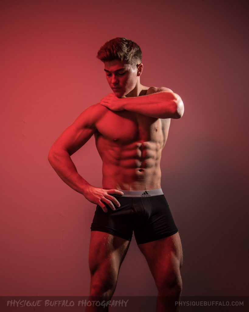 Model Nik by Physique Buffalo – Underwear by Adidas and PUMP!
