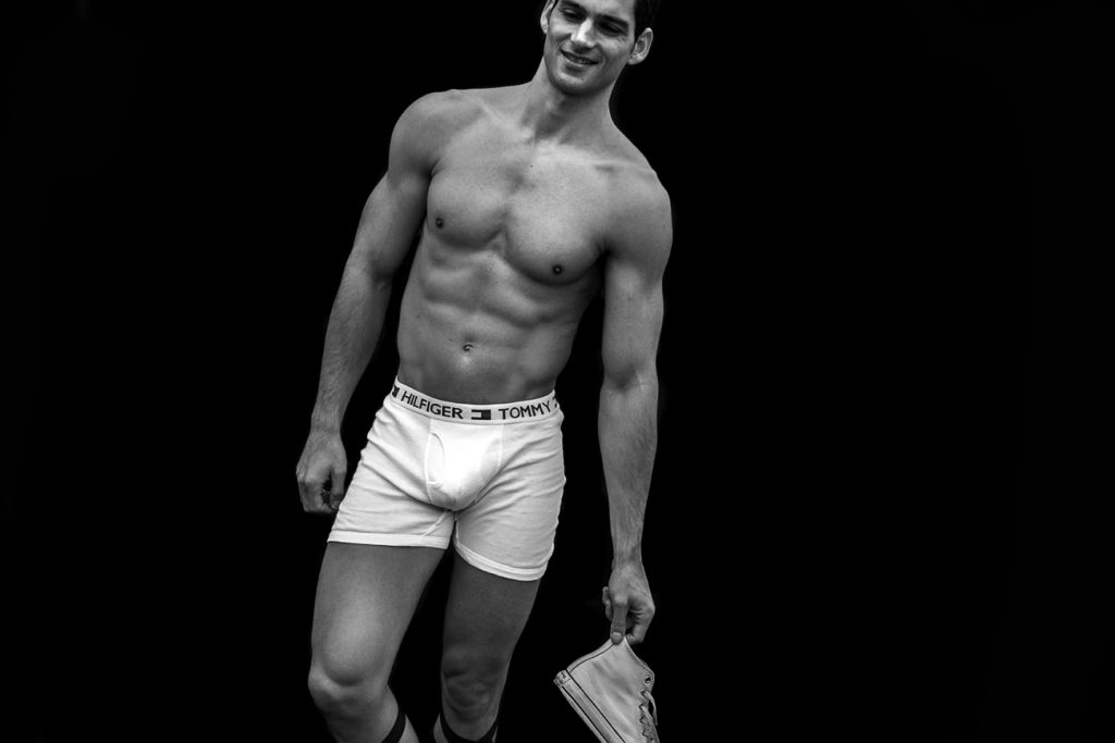 Tommy Hilfiger underwear model Taner Sigirtmac
