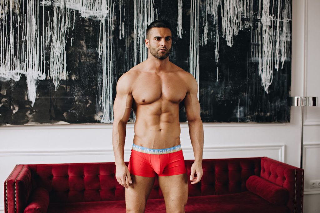 Marcuse underwear - Empire Trunks Red