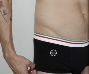 Ultimo Bacio - Italian underwear Boxerino trunks black