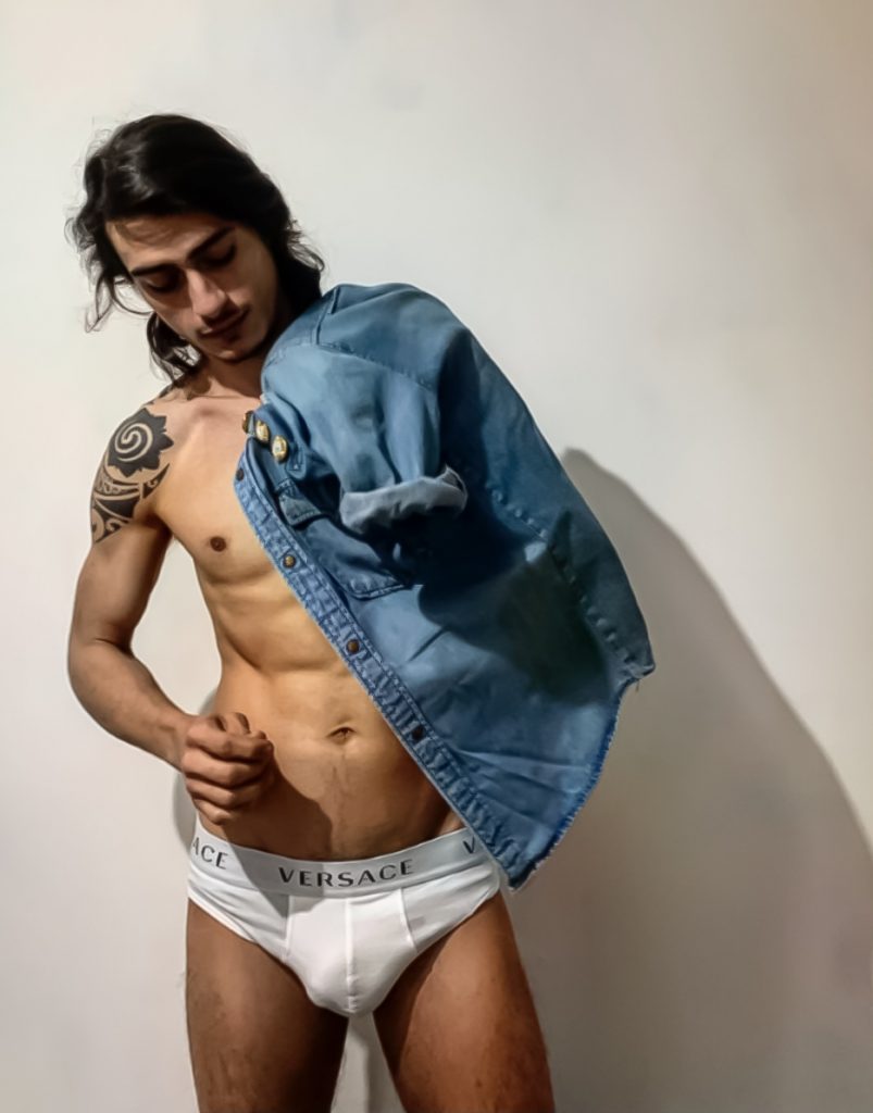 Versace underwear - model Davide Santaciara by Joseph Iaconis