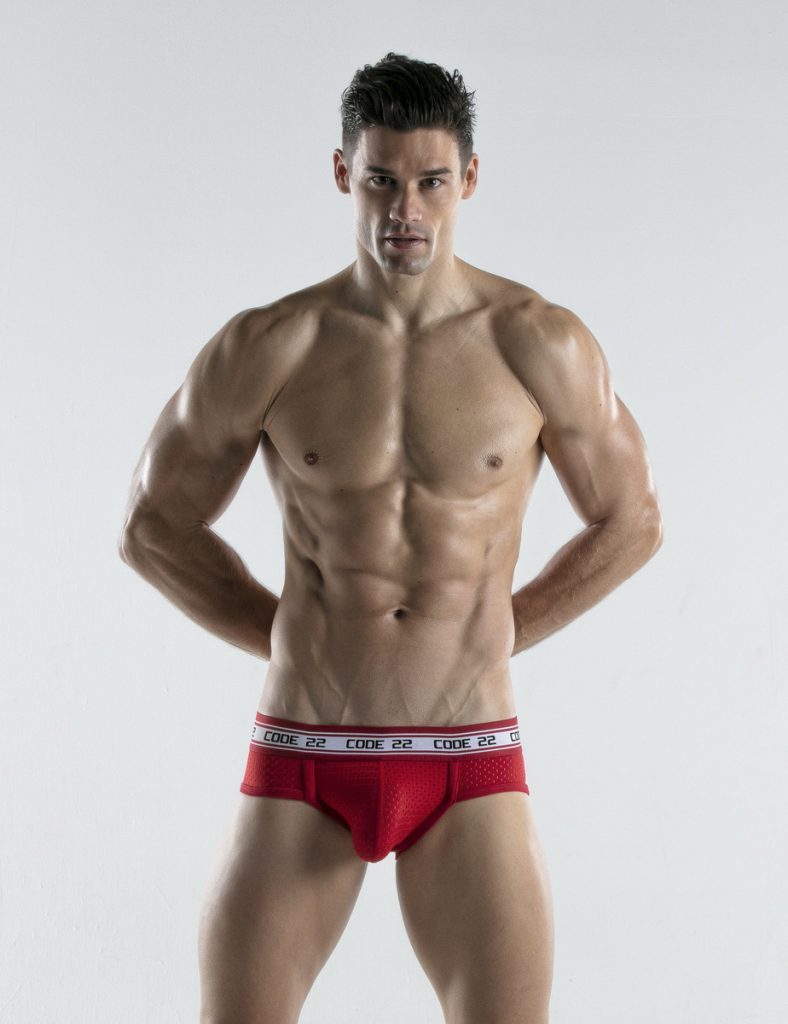 CODE 22 underwear - Energy Briefs red
