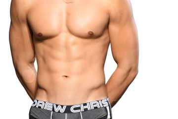Andrew Christian - underwear - Show It Retro Briefs Dec - 92276 Brief - Charcoal
