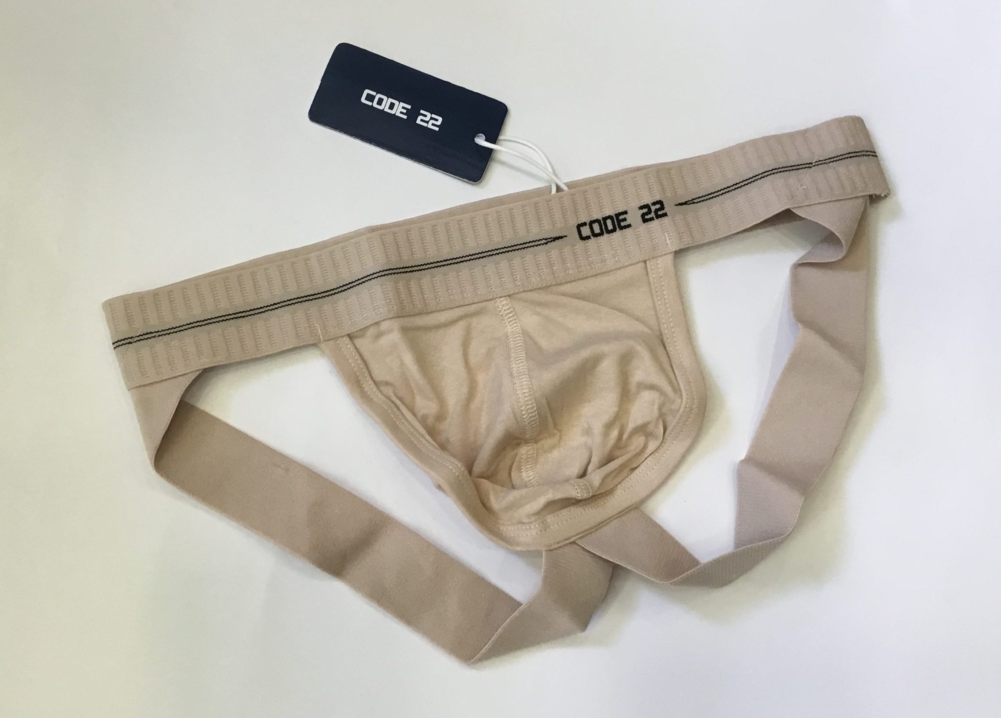 Underwear Suggestion: CODE 22 - 2nd Skin Jockstrap - Beige