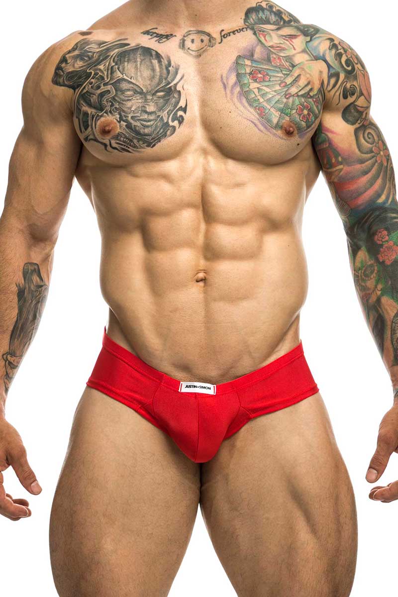 Underwear Suggestion: Justin + Simon Cheek Bikini Red