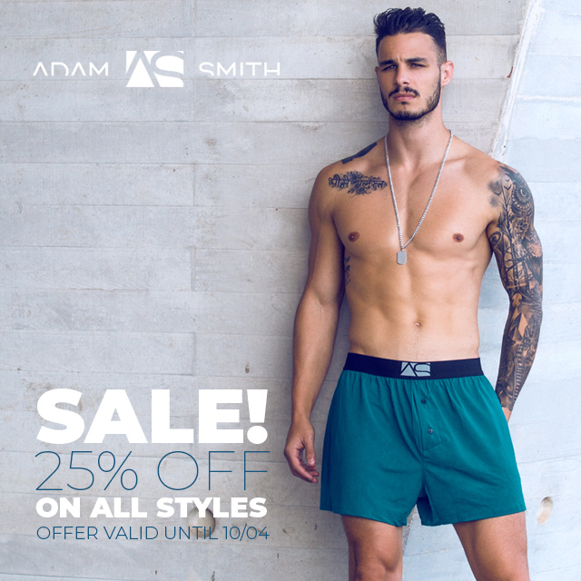 Huge Sale this week on all styles by Adam Smith!