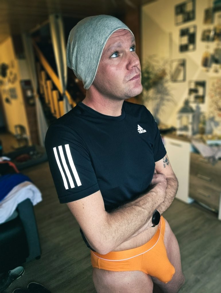 Real men in underwear: Ben in Germany – Obviously Apparel part six